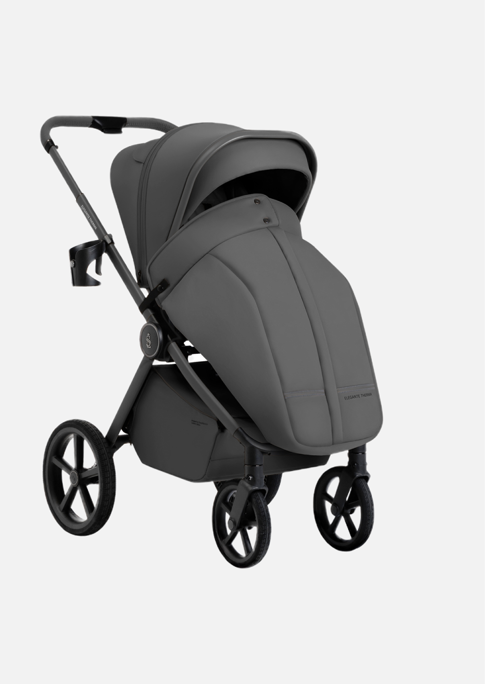 Sweet Baby Коляска 2 в 1 SBL Elegante Therma (Colore) Dark Grey