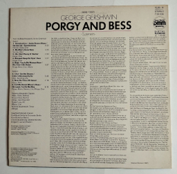 Винтажная виниловая пластинка LP George Gershwin Porgy And Bess (ГДР 1989)
