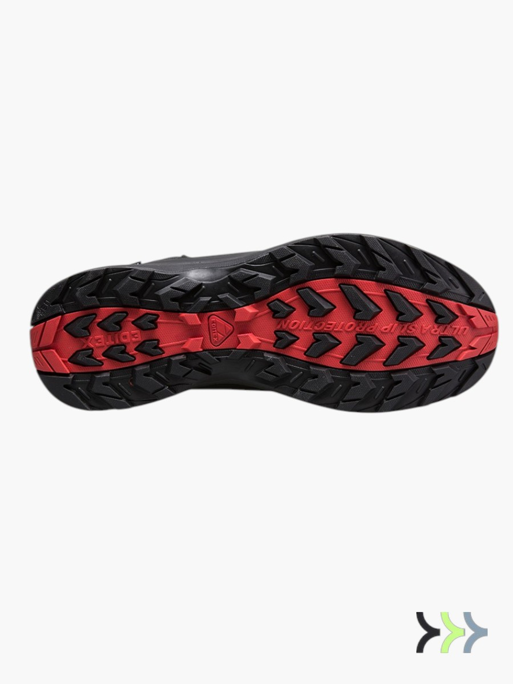 Ботинки трекинговые мужские EDITEX ROCKFALL Black/Red демисезонные