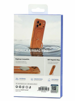 Накладка для i-Phone 17 Pro Keephone Monica Airbag Pro оранжево-прозрачный