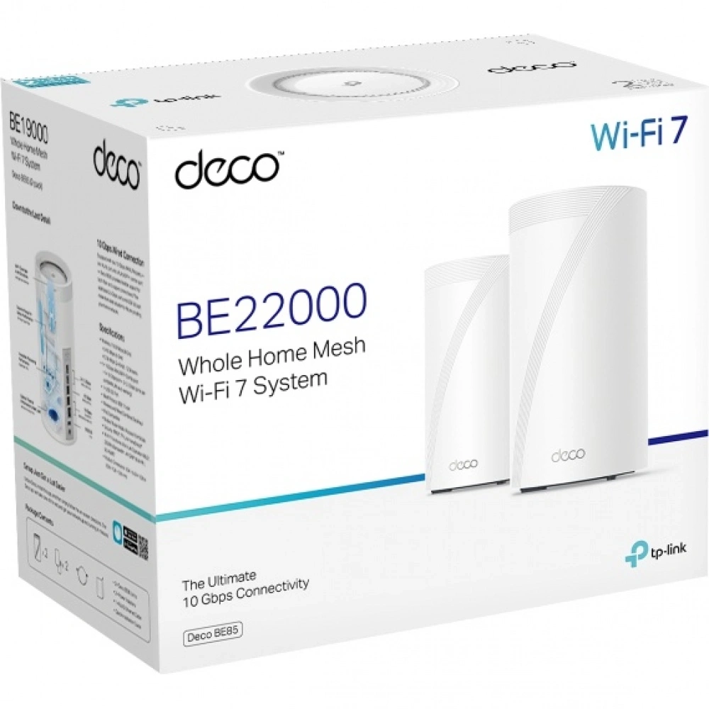 Wi-Fi точка доступа TP-Link Deco BE85(2-pack)