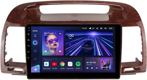 Магнитола для Toyota Camry 30 2001-2006 (рамка дерево 1) - Teyes CC3L монитор 9" IPS на Android 10, CarPlay, 4G SIM-слот