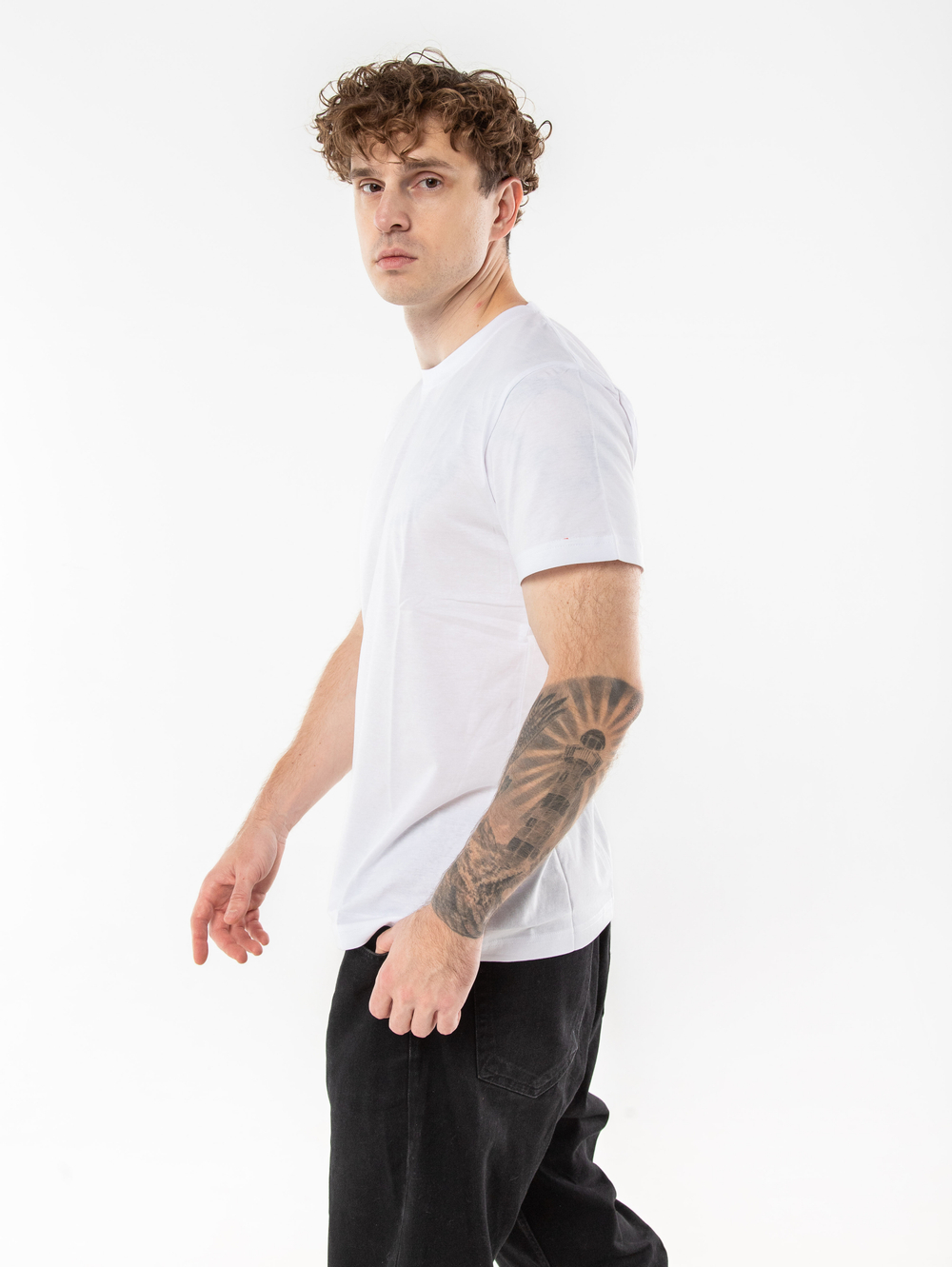 Футболка мужская 150,51 STAN, хлопок, Белый