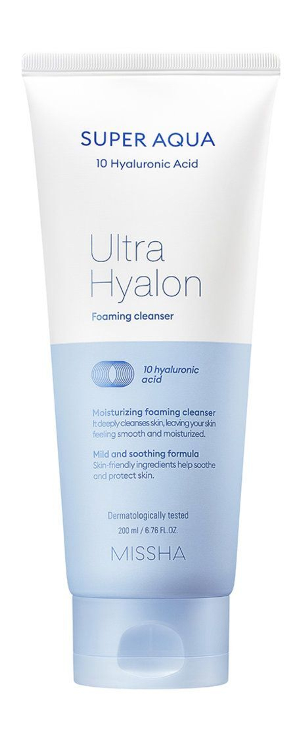 MISSHA Увлажняющая пенка для умывания Super Aqua Ultra Hyalron 100 мл (507226)