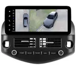 Магнитола для Toyota RAV4 3 2005-2012, Vanguard (рамка LUX 1) - Teyes LUX ONE 360 монитор 12.3", Android 10, Быстрая, CarPlay, 4G SIM-слот, 4 камеры в комплекте