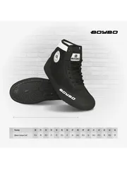 Борцовки BoyBo на толстой подошве черные