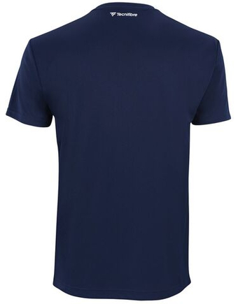 Футболка для мальчика теннисная Tecnifibre Team Tech Tee - небесный