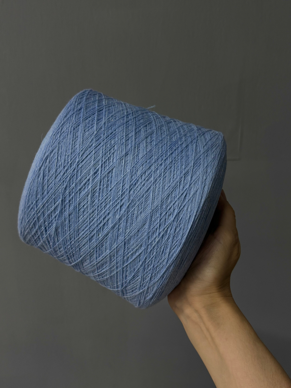 Пряжа Mongolia Cashmere 26/2 (100% кашемир) 1300 м/100 гр, голубой лед