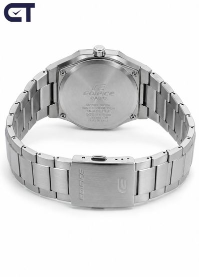 CASIO EFR-S108D-1AVUDF EDIFICE мужские наручные часы — мужская модель с черный циферблатом и сапфировым стеклом