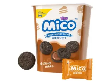 Печенье Tiny Mico Macaron, макарун со вкусом тирамису, 88 г (Китай)