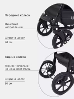 Коляска  MONTANA ECCO (2 в 1) (RIKO BASIC) 12 Black (черный)