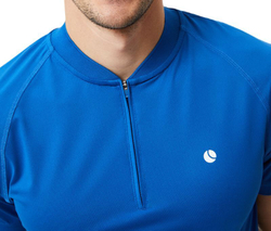 Теннисное поло Bjorn Borg Ace Performance Zip Polo - classic blue