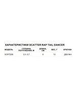 Воблер Scatter Rap Tail Dancer 09 9см 13гр цвет FT плавающий