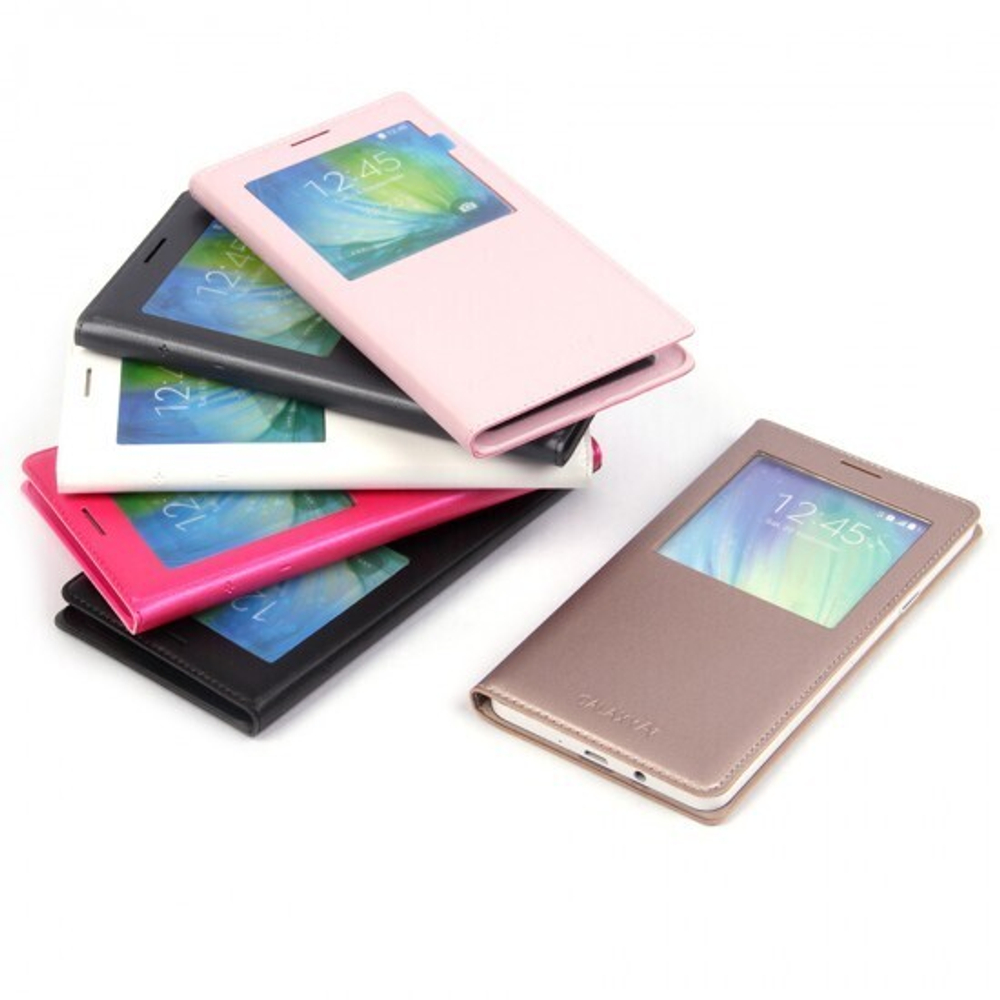 Чехол-книжка Flip Cover для Samsung Galaxy A7, 006572 Черный