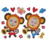 Наклейка-фоторамка 30*50см «Zoo-Monkey» на 2 фото EK-XAT1006