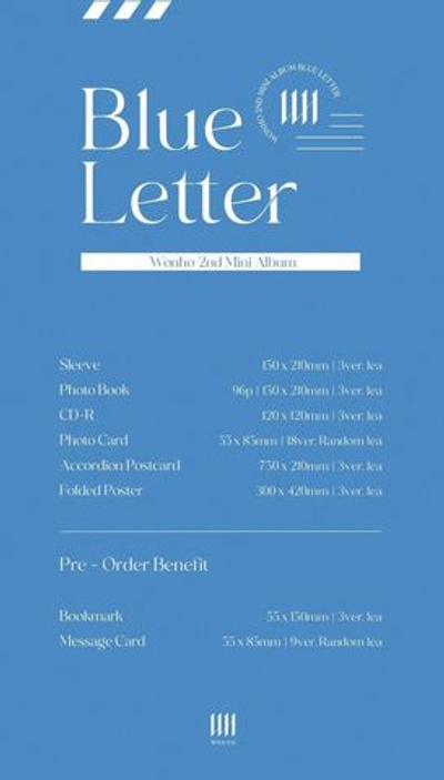 WONHO - Blue letter