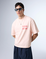 Мужская футболка boxy fit с надписью в уличном стиле - BERSHKA