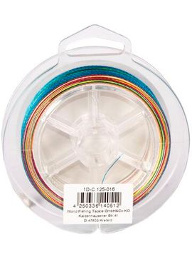 Леска плетёная WFT KG ROUND DYNAMIX Multicolor 300 м, 0,16 мм
