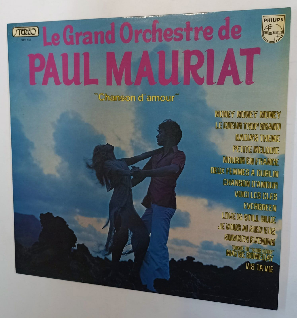 Винтажная виниловая пластинка Поль Мориа Le Grand Orchestre De Paul Mauriat Chanson Damour (France 1977)