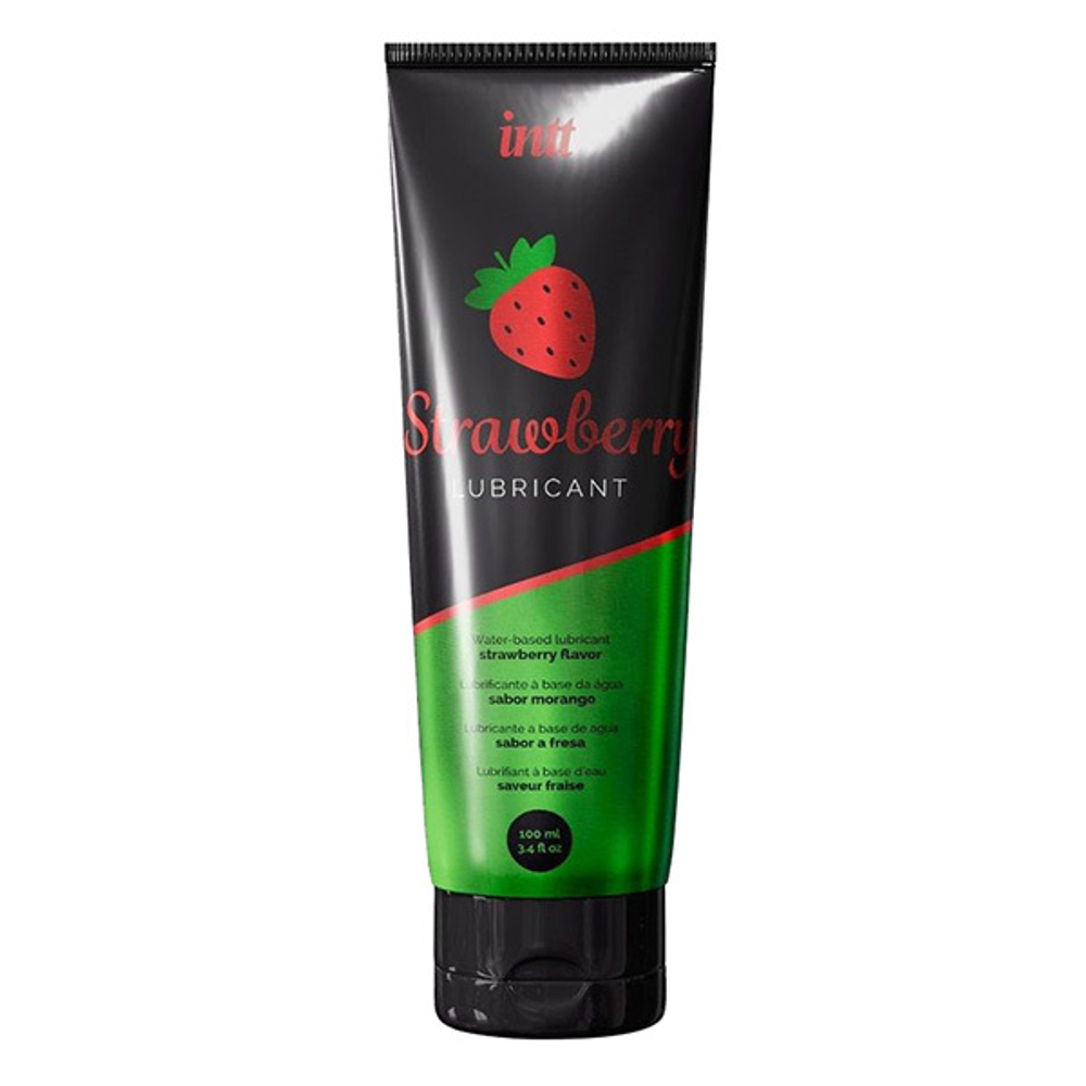 Смазка на водной основе с ароматом клубники INTT Strawberry Lubricant 100мл