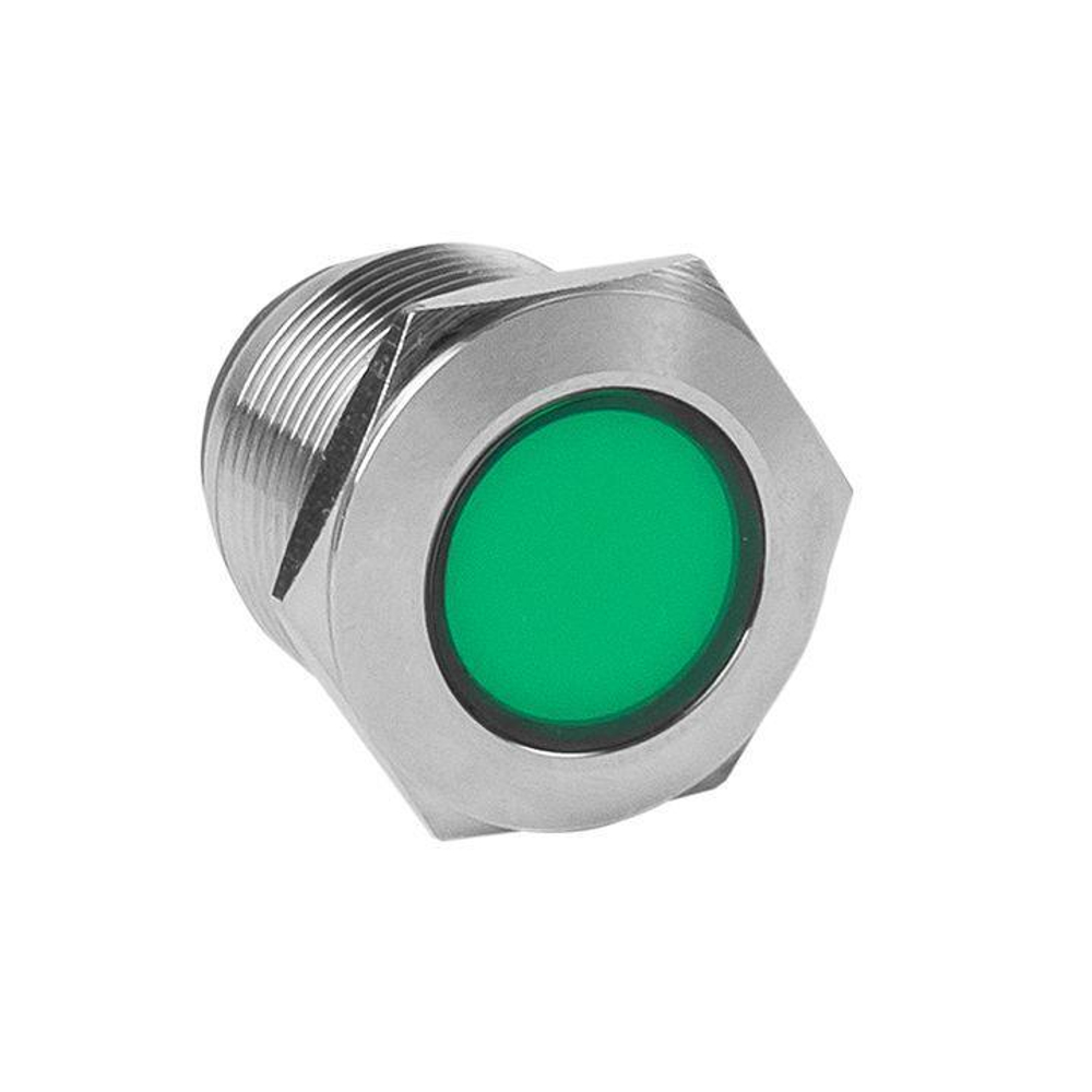 Лампа сигнальная S-Pro67 19мм зел. 230В EKF s-pro67-321