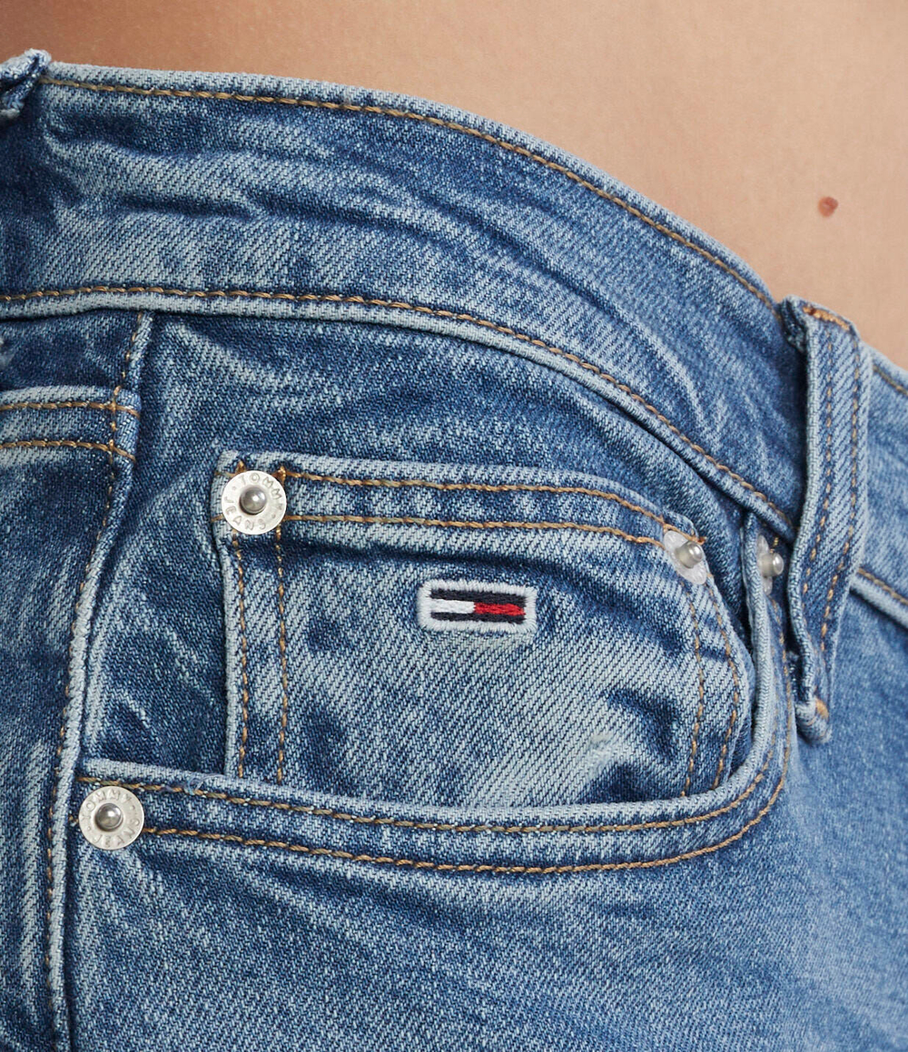 Джинсы HARPER HR STR ANK SPLIT H DG Tommy Jeans - голубой(DW0DW16680)