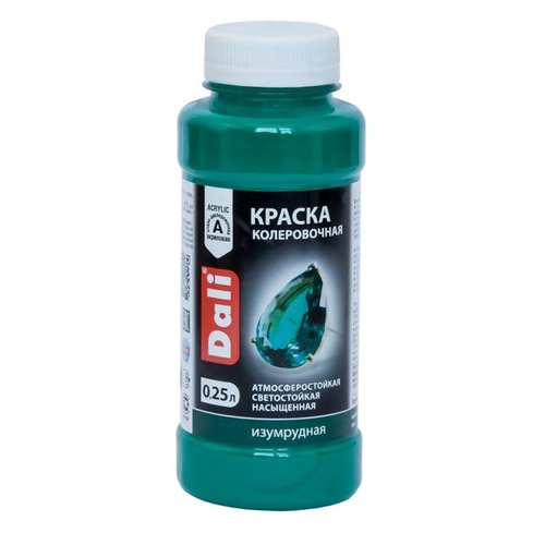 Краска-колер  DALI изумрудный  0,25л (Рогнеда)
