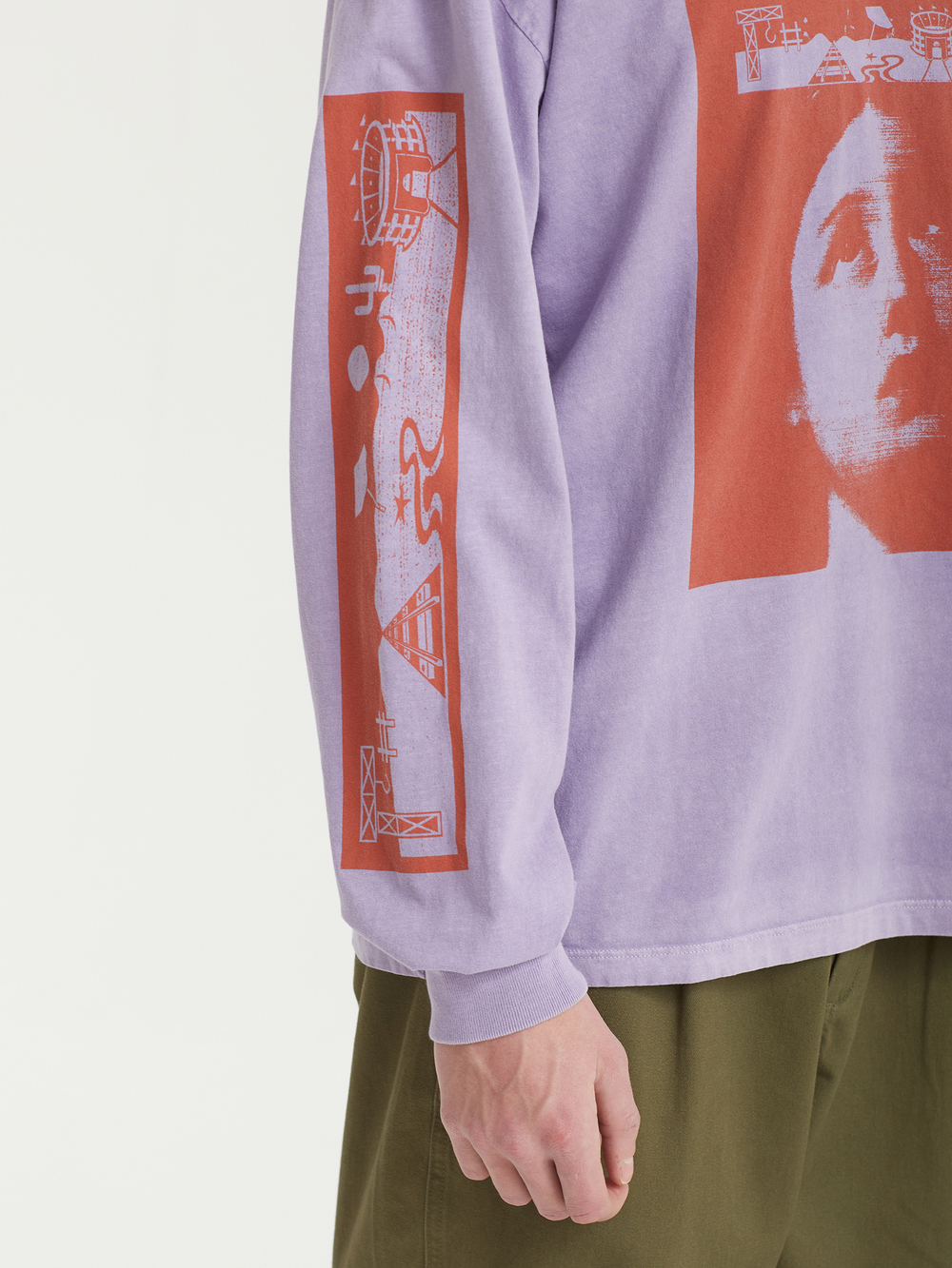 Мужской Лонгслив Faded Wingdings