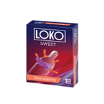 Стимулирующая насадка LOKO SWEET (Цвет: прозрачный)