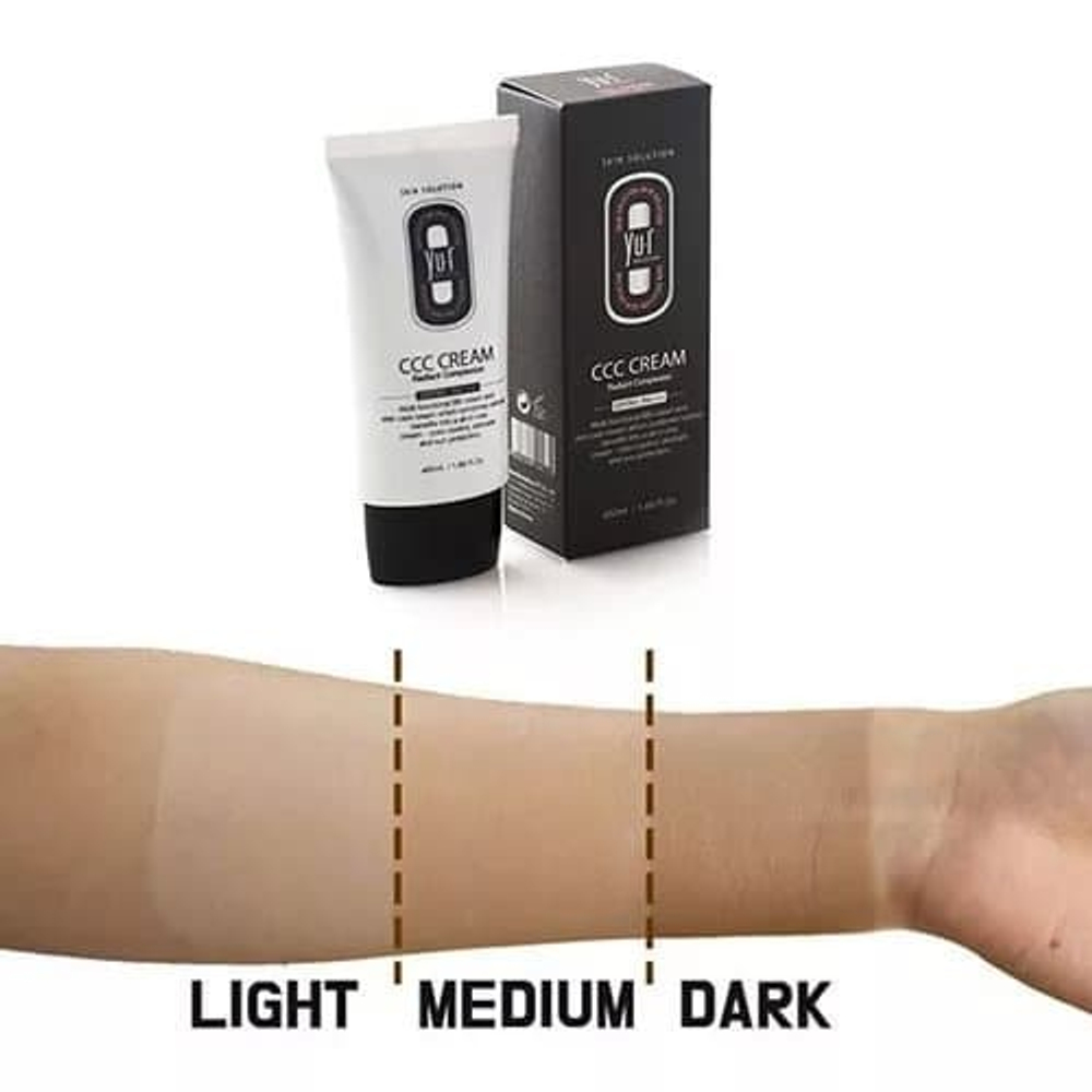 Yu.R Корректирующий крем для лица Yu.r ССС Cream Medium (Средний беж), 50 мл, SPF50+