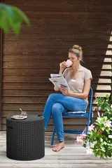 Keter Столик-холодильник Кул-Стул (Cool stool) коричневый — фото 2
