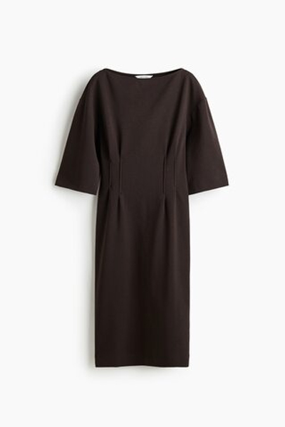 Платье-футболка с акцентом на талии - H&M