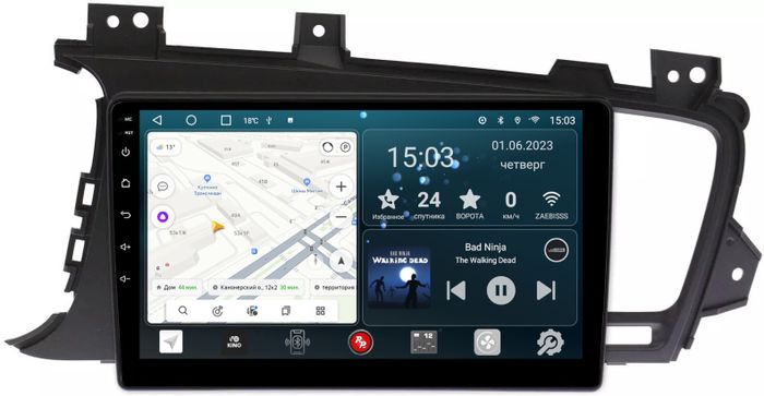 Магнитола для KIA Optima 3 2011-2013 TF - Redpower 091 Android 10, Быстрая, CarPlay, SIM-слот