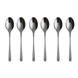 Sambonet Набор из 6 кофейных/чайных ложек Taste с PVD, черный 52553BA6