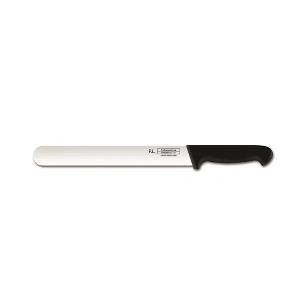 Нож для нарезки ломтиками 30 см PRO-Line черная ручка P.L. Proff Cuisine
