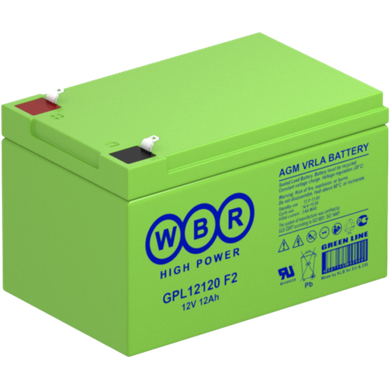 Аккумулятор WBR GPL12120 F2 - AGM ( 12В / 12Ач )