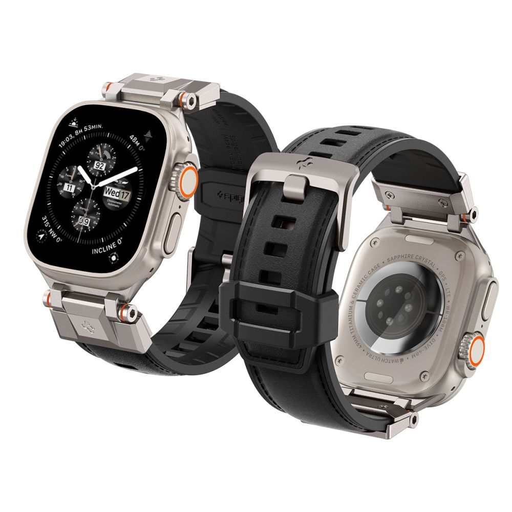 Ремешок Spigen DuraPro Armor PU для Apple Watch 42/44/45/49 mm Black