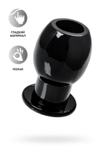 Анальная втулка TOYFA Basic L, TPE, чёрная, 7,5 см