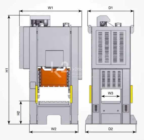 Кривошипный пресс RHTC PPMVS-400