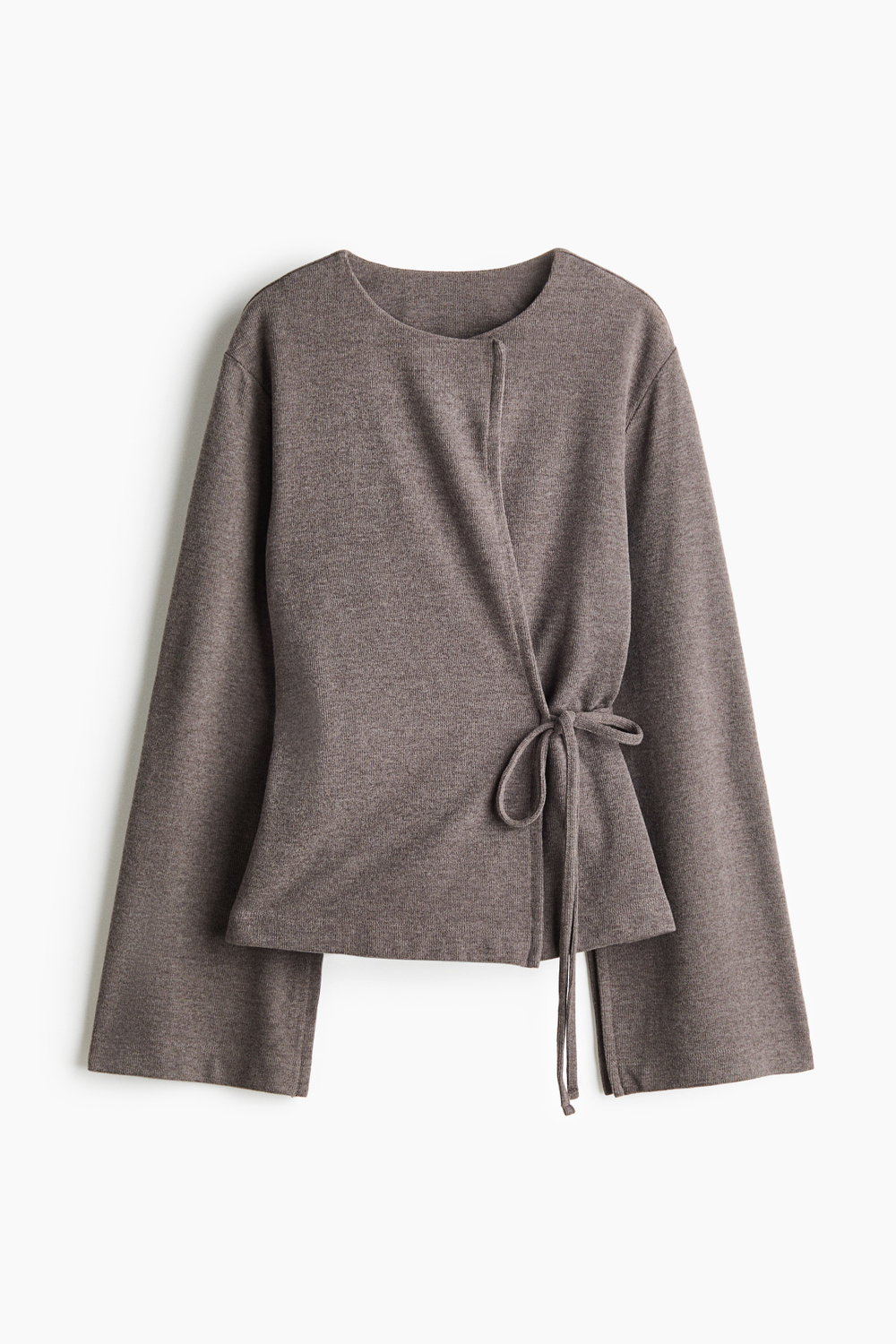 Кардиган с запахом — круглый вырез - H&M