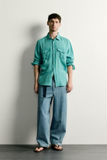 РУБАШКА RELAXED FIT ИЗ 100% ЛЬНА — ZARA · 1063/417