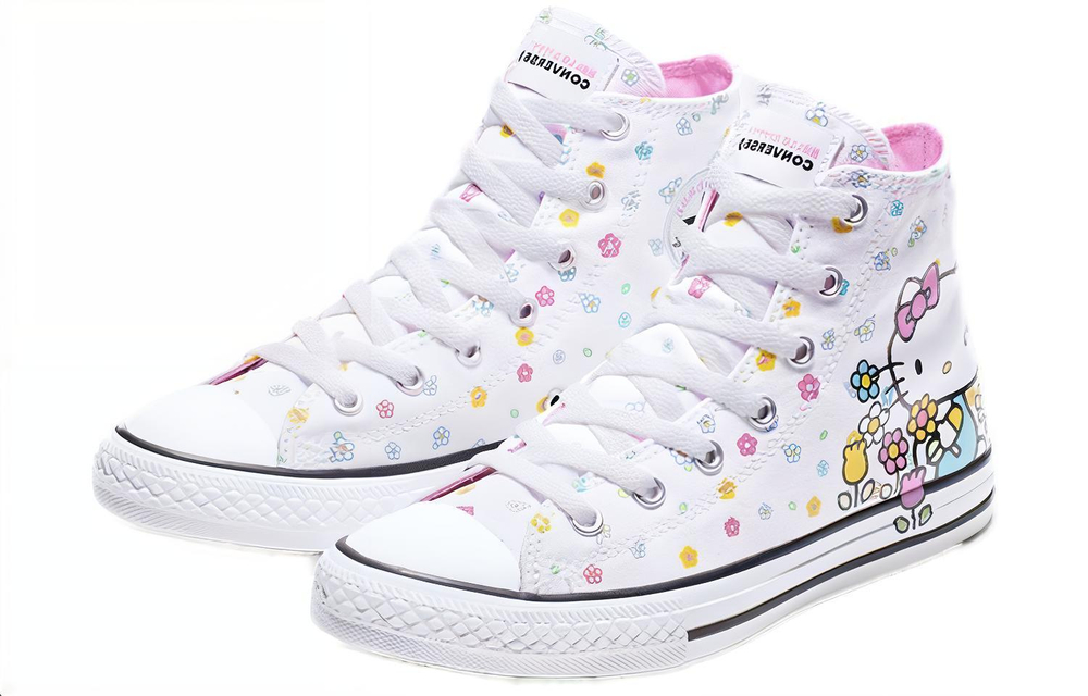 Converse X Hello Kitty Chuck Taylor All Star High Top Women"s