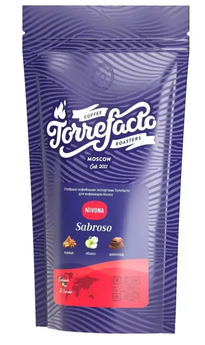 Кофе в зёрнах Nivona&amp;Torrefacto Sabroso, 450г