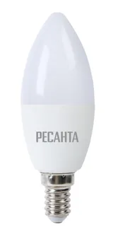 Лампа светодиодная РЕСАНТА LL-R-C37-7W-230-4K-E14 — фото 1