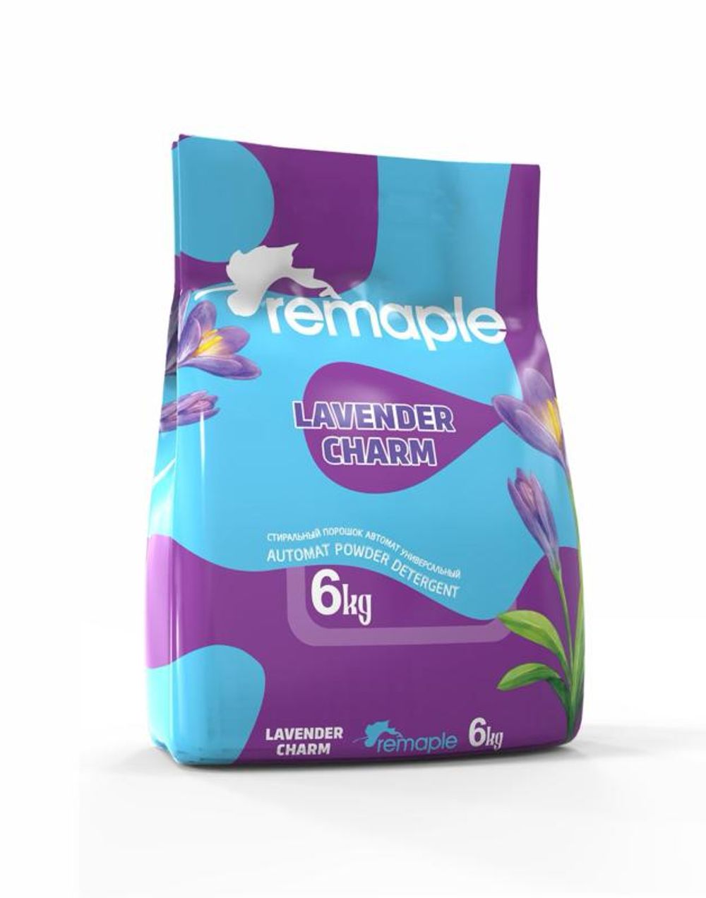 REMAPLE СТИРАЛЬНЫЙ ПОРОШОК ЛАВАНДАФИОЛЕТОВЫЙ 6 кг