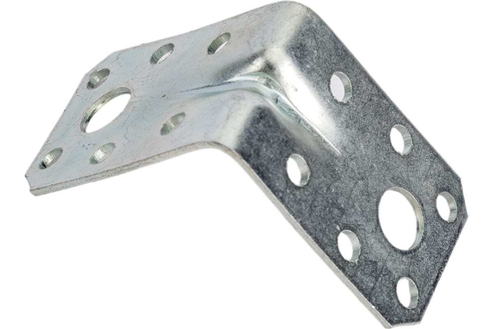 УГОЛОК КРЕПЕЖНЫЙ МЕТАЛЛИСТ 50*50*35*2,0 УСИЛЕННЫЙ ЦИНК