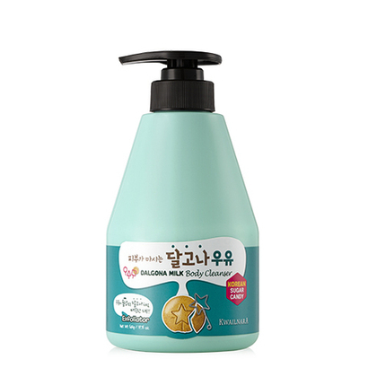 Welcos Kwailnara Dalgona Milk Body Cleanser тонизирующий гель для душа с ароматом Дальгона и молока
