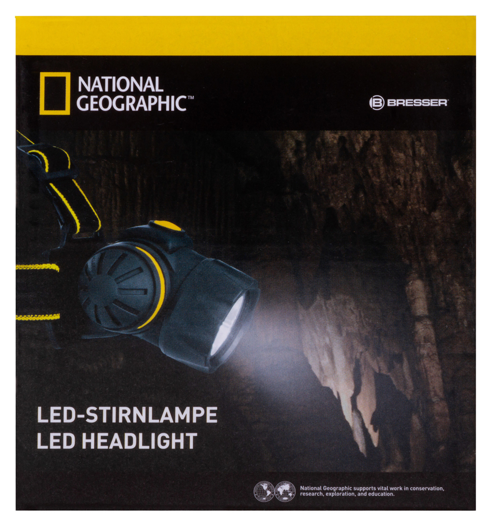 Фонарь налобный Bresser National Geographic, светодиодный