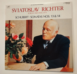 Винтажная виниловая пластинка LP Schubert Шуберт, Святослав Рихтер Сонаты Nos. 13, 14 Tokyo Recital 1979 (Japan 1981)