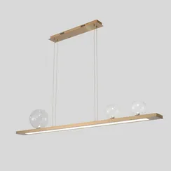 Подвесной светильник Ahora AHORA SP1 L1200 BRASS Crystal Lux